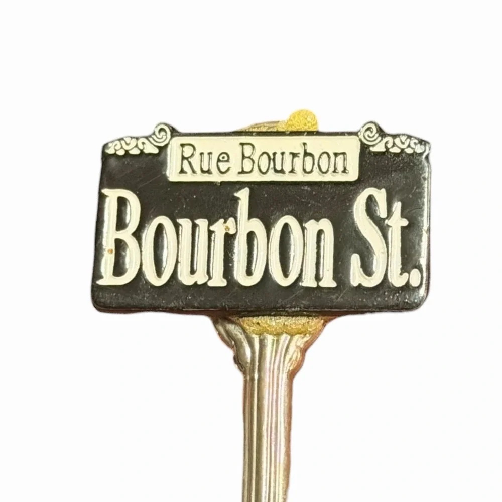 Vintage‎ New Orleans Bourbon Street Souvenir Spoon